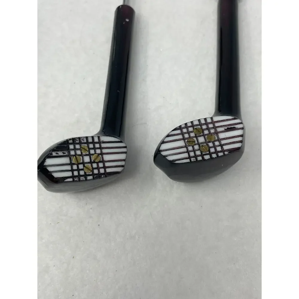 Vtg Golf Club Handle Bar Tool Set MCM‎ Japan Spoon Fork Opener Jigger Mixology
